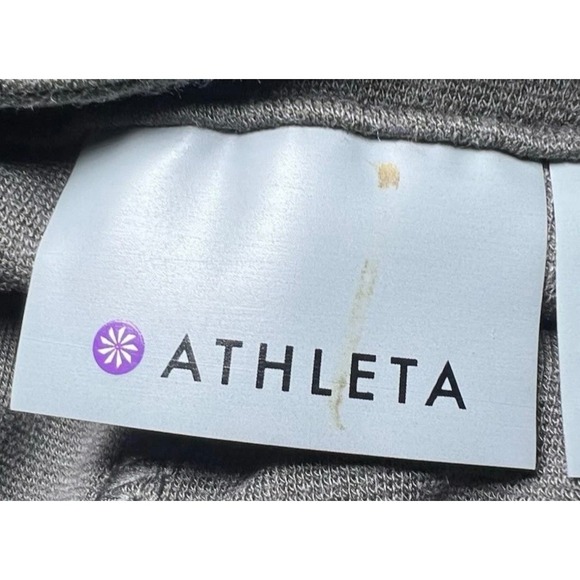 Athleta Womens Size 4P Moto Skinny Pants Petites Grey Zipper Pocket Stretch - Picture 4 of 16